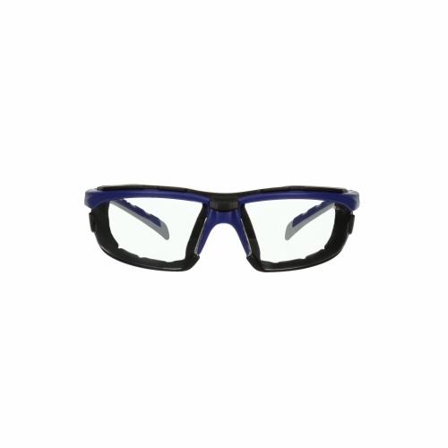3M 7100203183 - 3M Solus™ 2000 Series, S2001SGAF-BGR-F, Gray/Blue-Green Temples, Scotchgard™ Anti-Fog Coating, Clear AF-AS lens