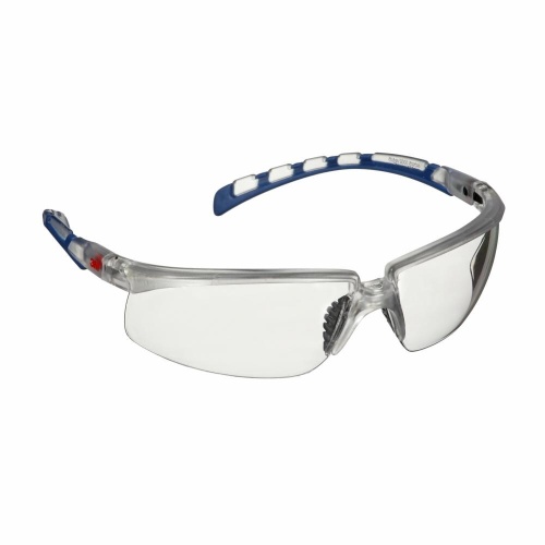 3M 7100203188 - 3M Solus™ 2000 Series, S2030AS-BLK, Black/Green Temples, IR 3.0 Gray Anti-Scratch lens