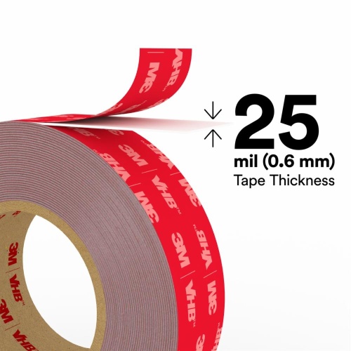 3M 7100218844 - 3M VHB™ Tape LSE-160WF, White 1/2 in x 36 yd, 62 mil