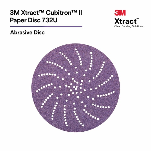 3M 7100230325 - 3M Cubitron™ II Hookit™ Clean Sanding Paper Disc 732U