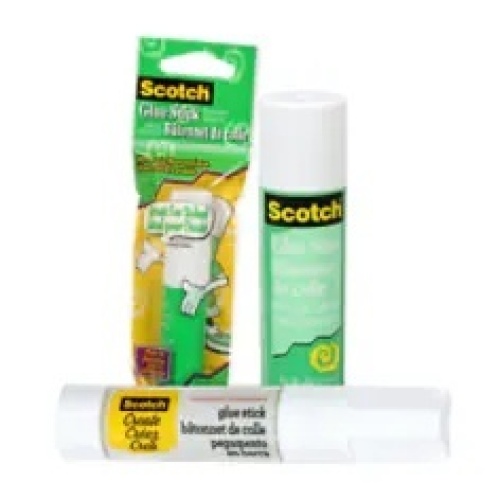 3M 7100232606 - Scotch® Glue Stick 0038-2CL-CFT, 0.28 oz/stick, 0.56 oz/pk