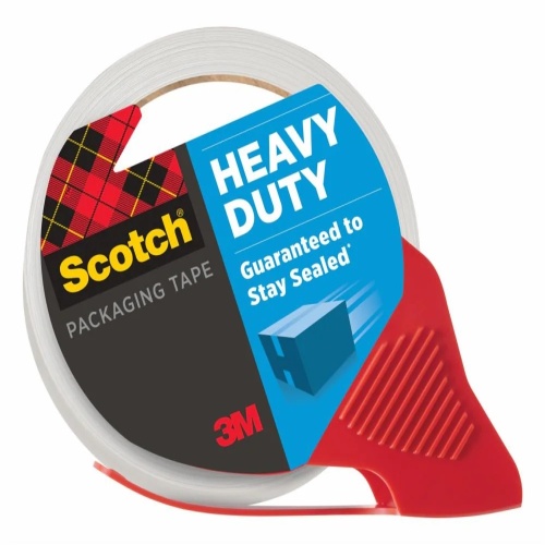 3M 7100247628 - 3M Scotch® Heavy Duty Shipping Packaging Tape 3850-RD-36GC, 1.88 in x 54.6 yd (48 mm x 50 m)