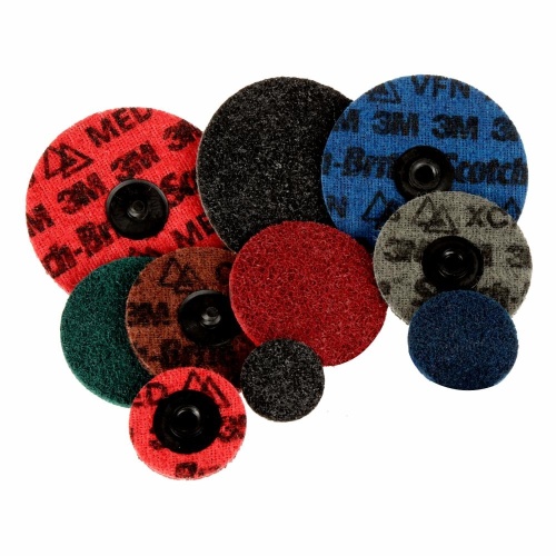 3M 7100264447 - 3M Scotch-Brite™ Roloc™ Precision Surface Conditioning Disc, PN-DS, Medium, TS, 2 in, 50/Carton