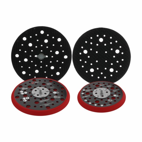 3M 7100273463 - 3M Xtract™ Back-up Pad, 89410, 5 in, Hard, Red