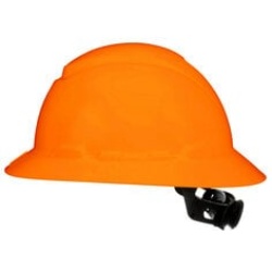 3M SecureFit™ Full Brim Hard Hat CHH-FB-R-O6-SL, with Ratchet Adjustment, Hi-Vis,  Orange - 7100297624