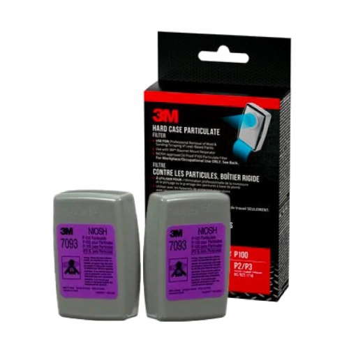 3M 7100306237 - 3M™ Hard Case Particulate Filter 7093H1-DC, P100, 1-pair of 7023 Filter