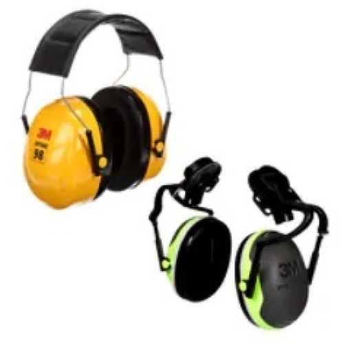 3M 7100315224 - 3M™ PELTOR™ Full Brim Helmet Attached Earmuffs X4P51E, Electrically Insulated, 10/Case