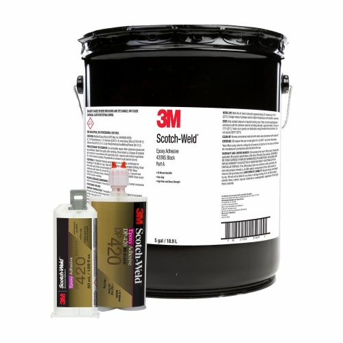 3M 7100320205 - 3M Scotch-Weld™ Epoxy Adhesive DP420NS, Black, 400 mL Duo-Pak