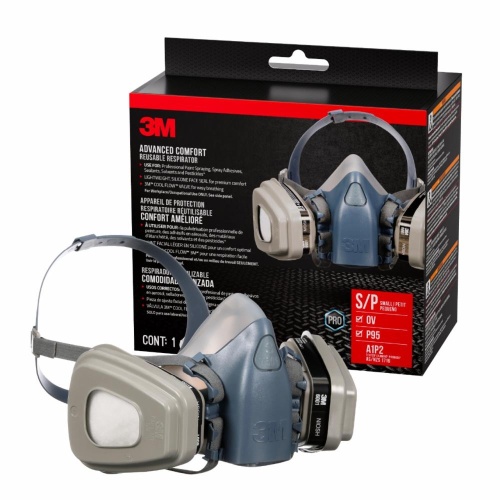 3M 7100320325 - 3M(™) Advanced Comfort Reusable Respirator 7511P1-DC, OV/P95, Small, 1pk/pair
