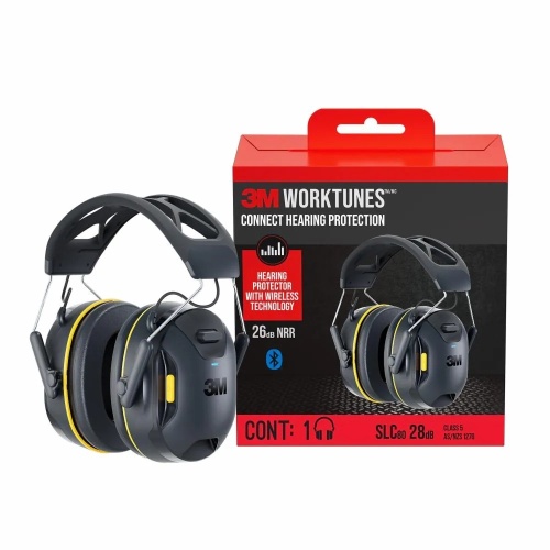 3M 7100330302 - 3M™ WorkTunes™ Connect Wireless Hearing Protector with Bluetooth® Technology 90570-DC, 4/Case