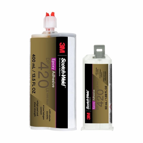 3M 7100334571 - 3M™ Scotch-Weld™ Epoxy Adhesive DP420LX, HiNS, Black, 400ml Duo-Pak, 6/Case