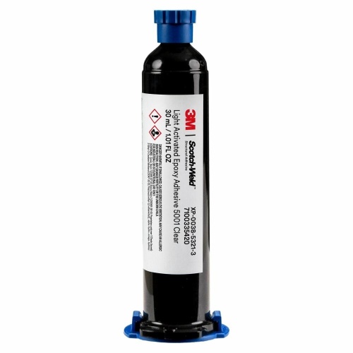 3M 7100335420 - 3M™ Scotch-Weld™ Light Activated Epoxy Adhesive 5001, Clear, 30ml, 24/Case