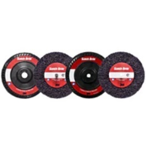 3M 7100338822 - Scotch-Brite™ Clean and Strip XT Pro Disc, XO-DC, SiC Extra Coarse, Purple, 8 in x 1/2 in