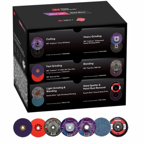 3M 7100350489 - 3M™ Grind Less Weld More Promo Kit, 67115, 1 ea/Case
