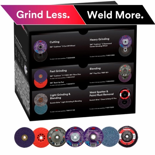 3M 7100350489 - 3M™ Grind Less Weld More Promo Kit, 67115, 1 ea/Case