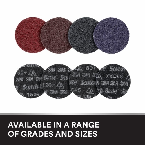 3M 7100358924 - Scotch-Brite™ Precision Heavy Duty Surface Conditioning Disc, HD-DH, Extra Coarse 80+, 5 in x NH, 50 ea/Case