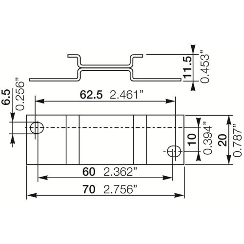 ABB 1SVR430029R0100 ADP.01 ADAPTER FOR SCREW-MOUNTING