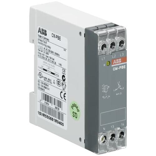 ABB 1SVR550881R9400 CM-PBE PHASE LOSS MONI. 3PH.+ N