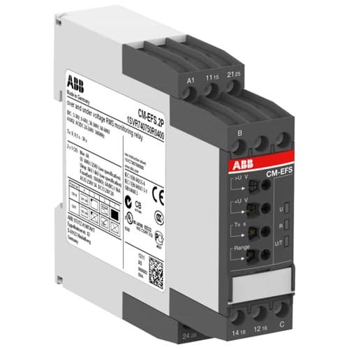 ABB 1SVR730750R0400 CM-EFS.2S VOLTAGE MON. RELAY