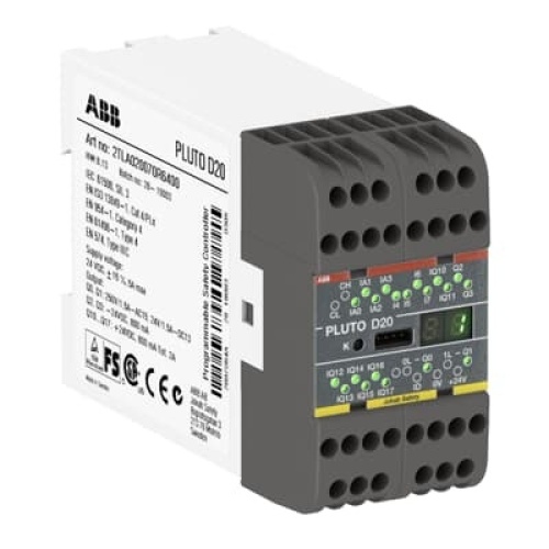 ABB 2TLA020070R6400 - Pluto D20 Programmable safety controller