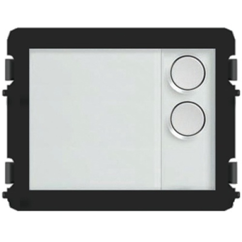 ABB 51011P2 - Pushbutton module, round button, 2 pushbuttons, white