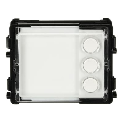 ABB 51011P3 - Pushbutton module, round button, 3 pushbuttons, white