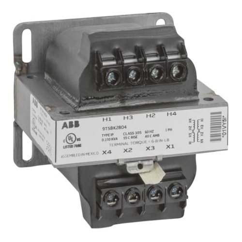 ABB 9T58K0062 Industrial Control Transformer - 1 Phase, 50 VA