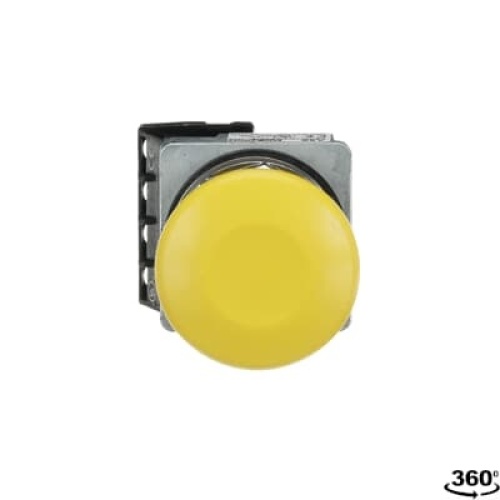 ABB A3PB41-600Y-10 - PB,2POS MOMTRY,44MM MSHRM,YLW,1NO
