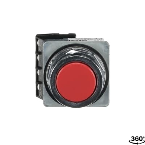 ABB A3PBF1-600R-01 - PB,2POS MOMTRY,FLUSH,RED,1NC