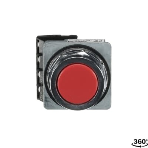 ABB A3PBF1-600R-10 - PB,2POS MOMTRY,FLUSH,RED,1NO