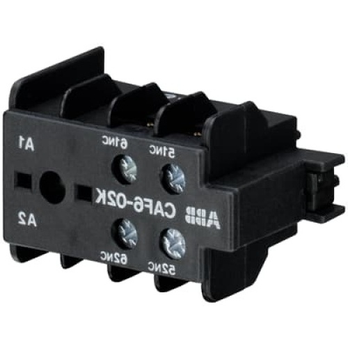 ABB CAF6-02K Auxiliary Contact - 0 NO + 0 NC - Screw Terminals