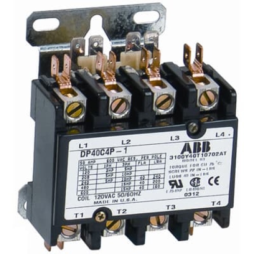 ABB DP40C3P-1/B/CE Definite Purpose Contactor