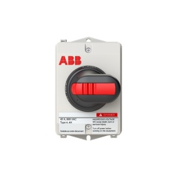 ABB EOT540N3CAX-PB1 ERSS,40A-NF,3C,N4XSS,BL PISTOL,UL508,AUX Enclosed Rotary Disconnects