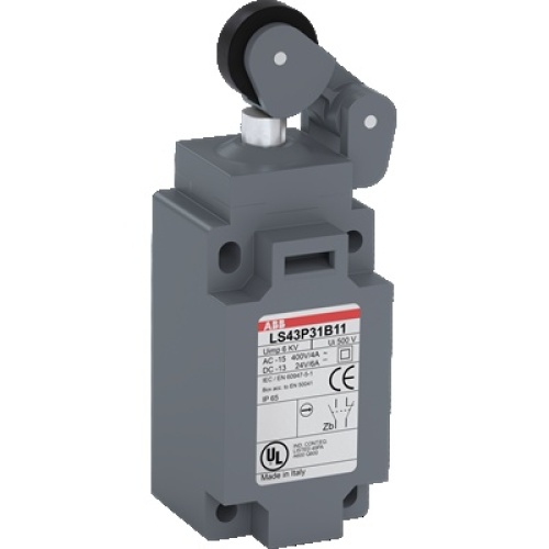 ABB LS45P31B11 - Limit Switch, Polyamide, Roller Lever, 600 V, 40 mm