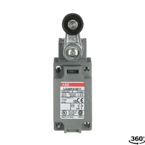 ABB LS45P41B11 - Limit Switch, Polyamide, Roller Lever, 600 V, 40 mm