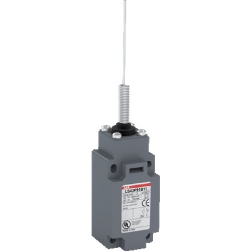 ABB LS45P91B11 - Limit Switch, Stainless Steel, Spring Rod, 600 V, 40 mm