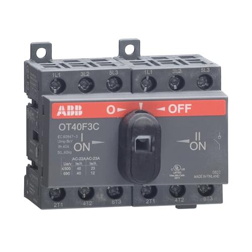 ABB OT40F3C Change-Over Switch - 40 Amp