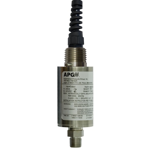 APG PT-400-L1-1000-PSIS-E19-5-P0-N0-M1-S0 Industrial Pressure Transducer