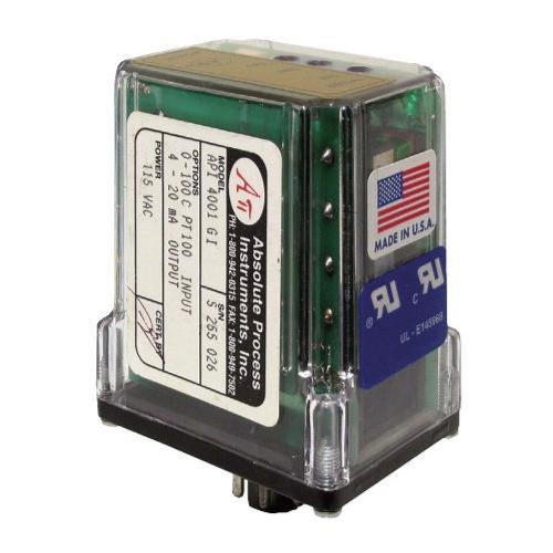 Absolute Process Instruments API 4001 G L D RTD to DC Isolated Transmitter