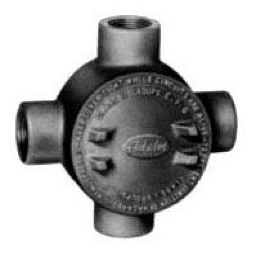 Adalet XJAX 46 Junction Box - Multi-Hub Box, 1" NPT