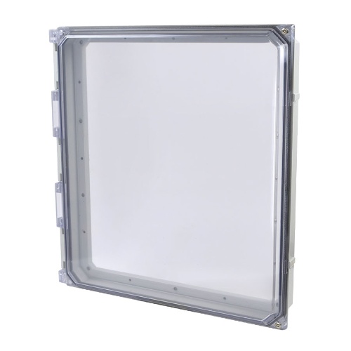Allied Moulded AMHMI164CCHTP Accessories HMI Cover Kit & Inspection Windows 16" x 14" (HxWxD) Hinged Tamper-Proof Screw Cover (Opaque & "CC" Clear Cover).