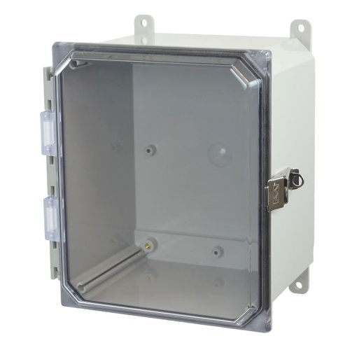 Allied Moulded AMP1086CCL Enclosure 10" x 8" x 6"