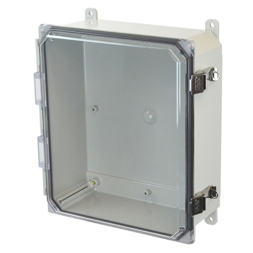 Allied Moulded AMP1204CCL Enclosure 12" x 10" x 4"
