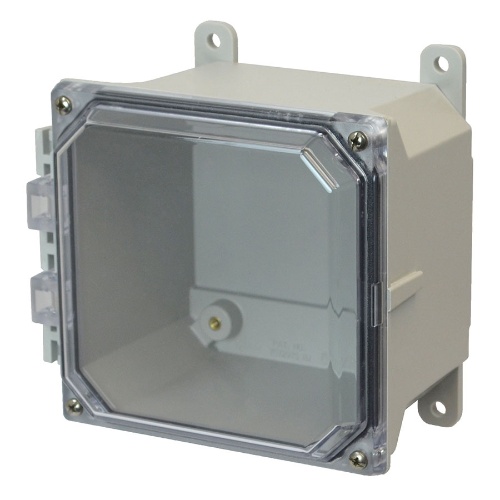 Allied Moulded AMU664CC Enclosure 6" x 6" x 4"