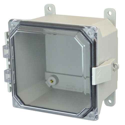 Allied Moulded AMU664CCNL Enclosure 6" x 6" x 4"