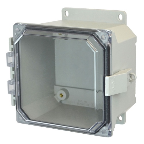 Allied Moulded AMU664CCNLF Enclosure 6" x 6" x 4"