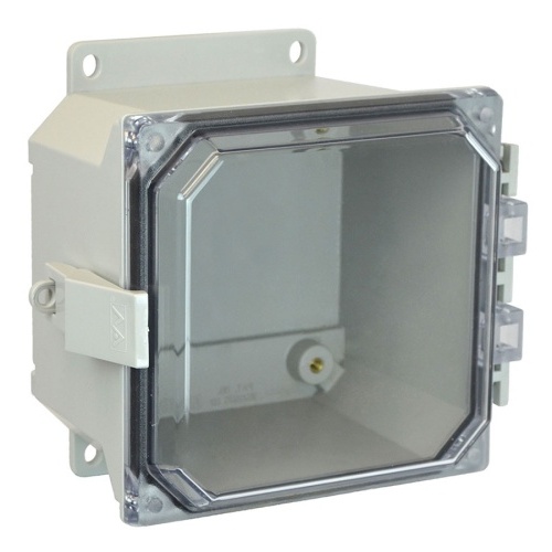 Allied Moulded AMU664CCNLF Enclosure 6" x 6" x 4"