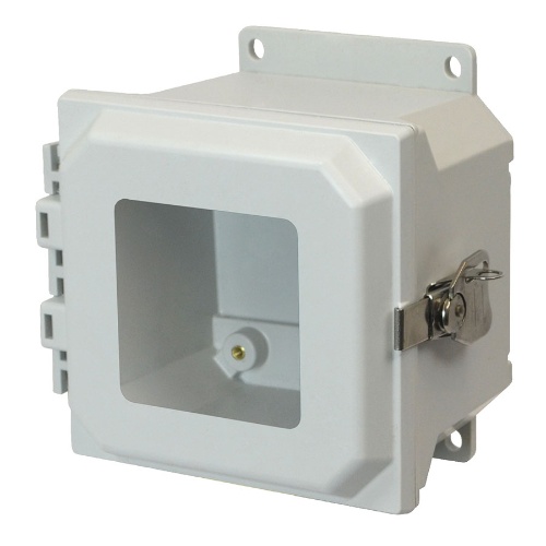 Allied Moulded AMU664TWF Enclosure 6" x 6" x 4"