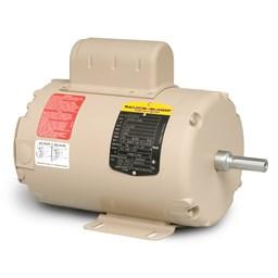 Baldor AFL3523A 2HP, 3450RPM, 1PH, 60HZ, 143TZ, 3535L, Totally Enclosed Air Over, F1