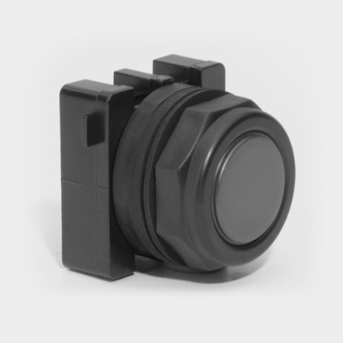 Benshaw R2PB30-F-K-O - Push Button, Flush BLACK 1 Normally Open